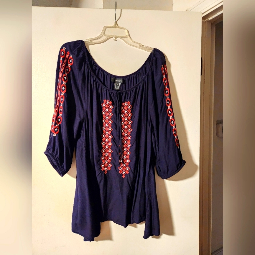 Karen Kane peasant top, 2X